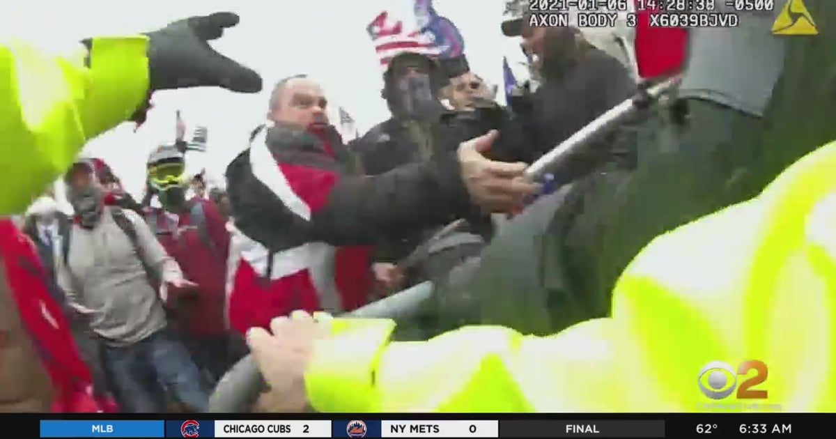 New Video From US Capitol Riot Shows Former NYPD Member Rushing At
