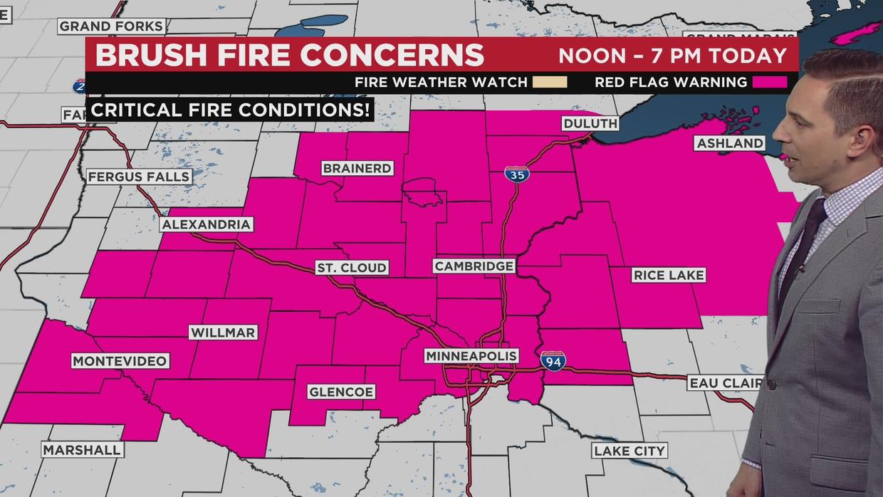 Red Flag Warning Issued For Central Minnesota CBS Minnesota