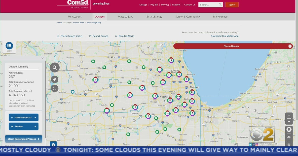 Thousands Without Power In Southwest Suburbs After Tornado Confirmed ...