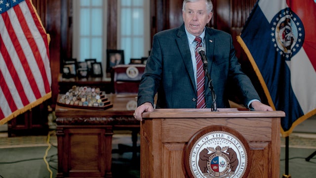 Missouri Gov. Mike Parson Holds Press Conference On Planned Parenthood License 