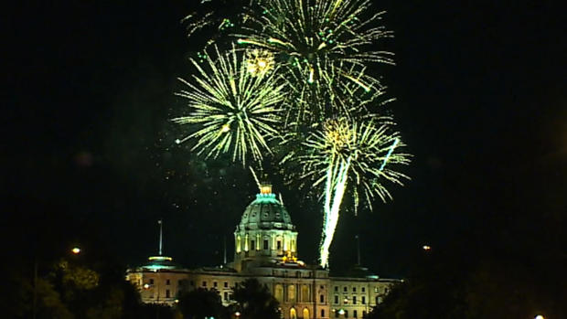 St. Paul Capitol Fireworks Show 