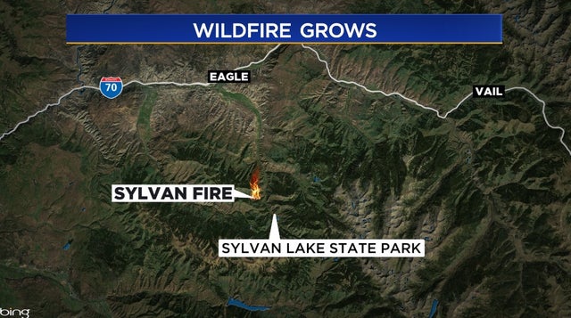 sylvan fire map 