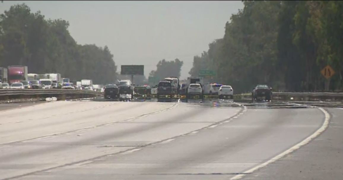 Suspect Killed After Wild Pursuit Ends With Shooting On 10 Freeway In