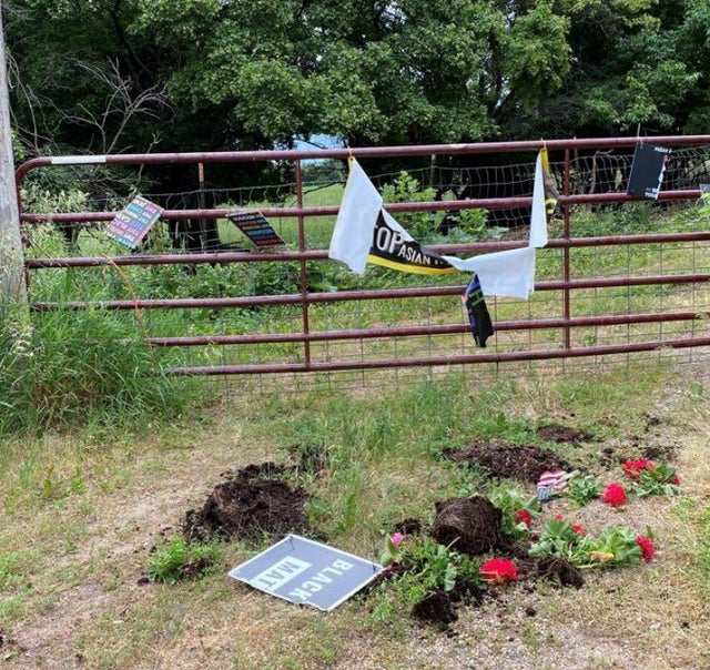 Racist Vandalism May Township 