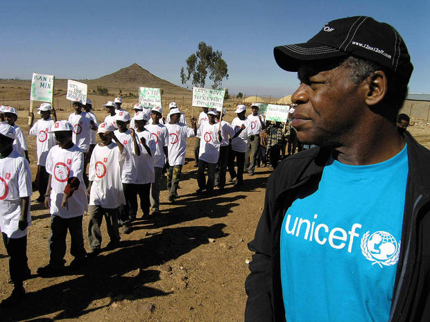 Unicef goodwill ambassador Danny Glover 