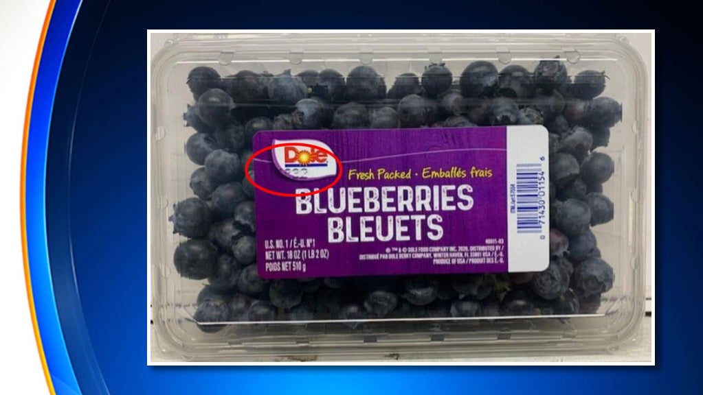 Dole Recalls Fresh Blueberries Sold In New York Due To Potential