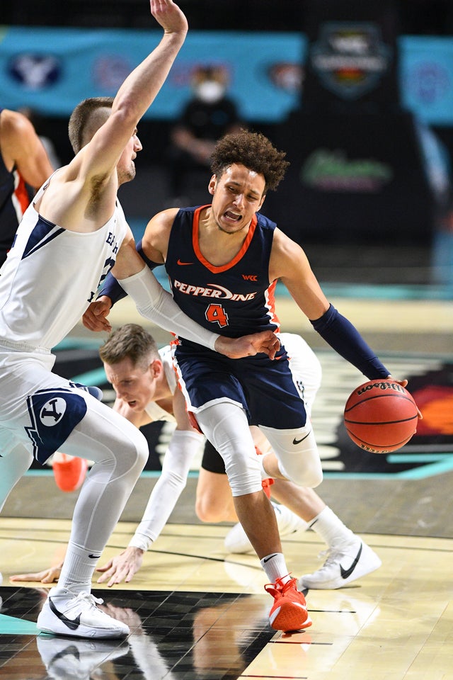 COLLEGE BASKETBALL: MAR 08 WCC Tournament  - Pepperdine v BYU 