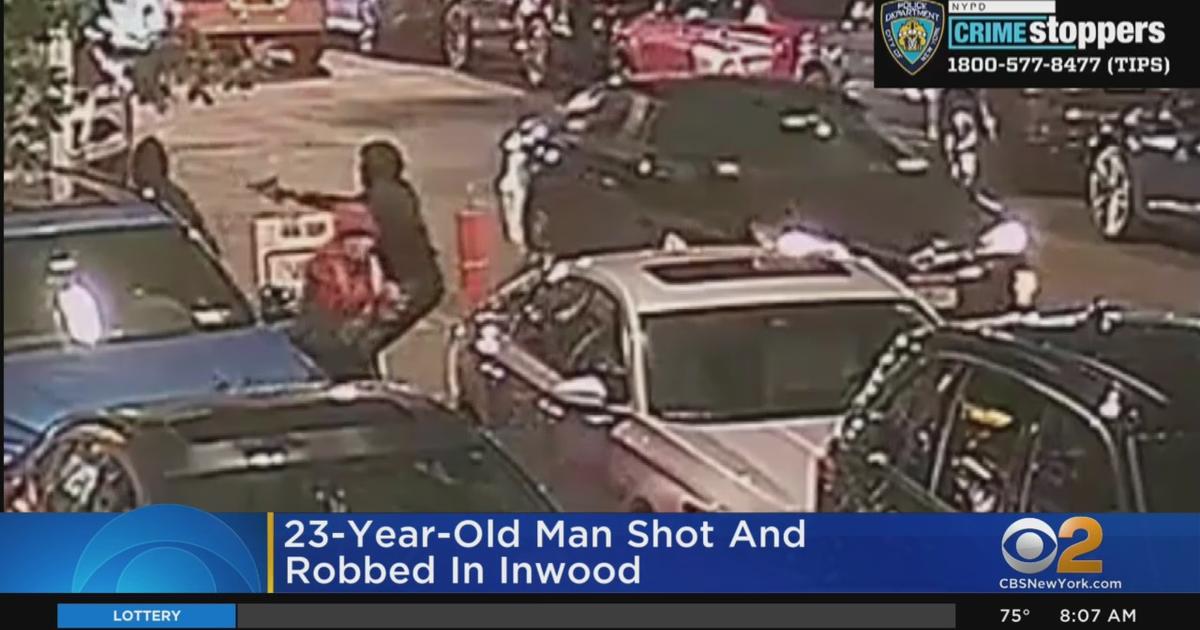 5 Suspects Wanted After Man Shot During Inwood Robbery Police Say Cbs New York 