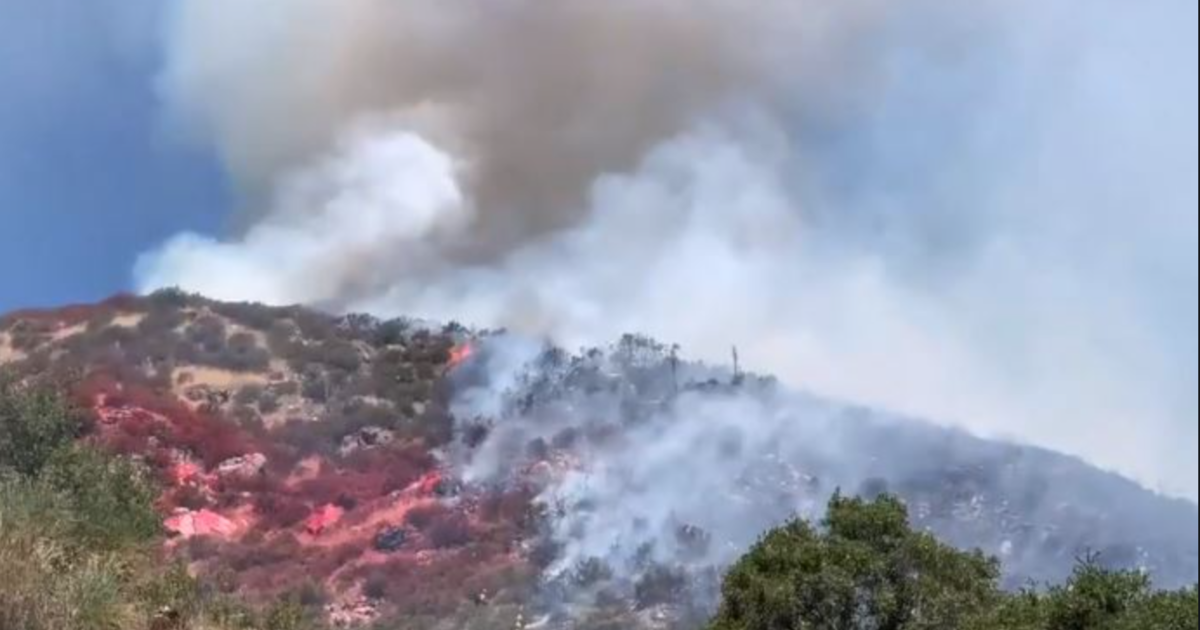 Forward Progress Stopped On Peak Fire Burning In San Bernardino ...