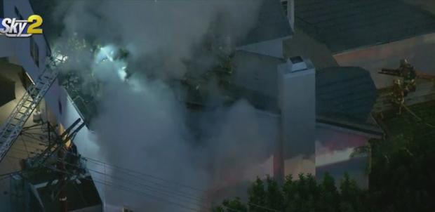 Fire Breaks Out At West Hills Home 