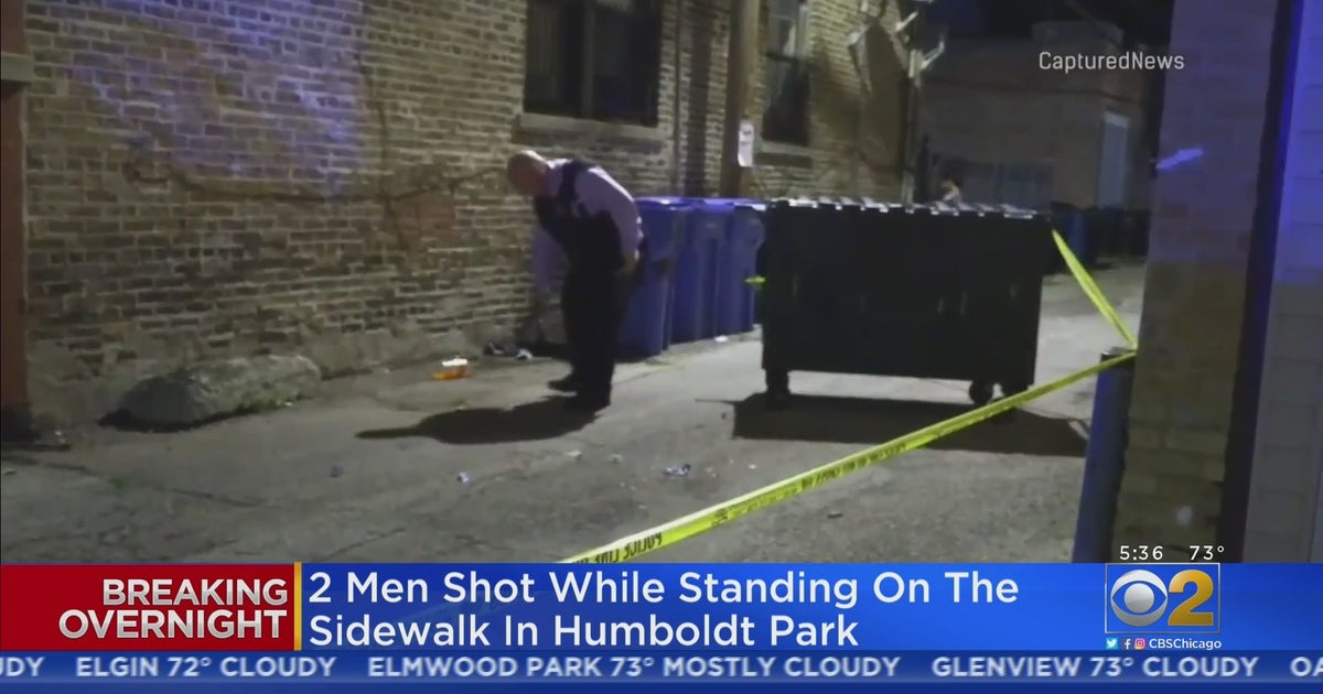 2 Men Shot While Standing On Sidewalk In Humboldt Park CBS Chicago