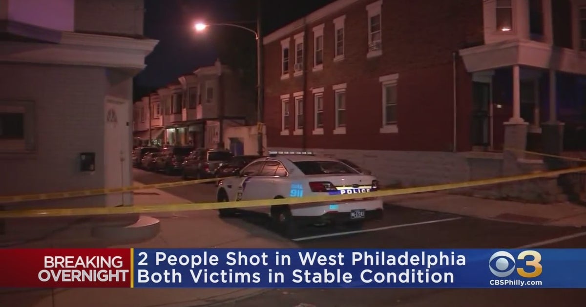 Double Shooting Leaves 2 Injured In West Philadelphia - CBS Philadelphia