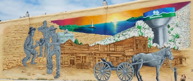 Rockwall Mural Original 