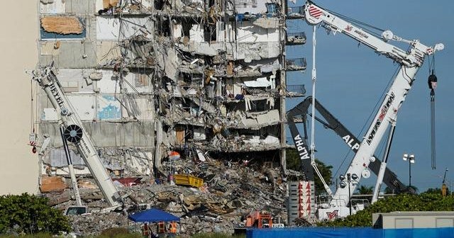 Search and rescue efforts paused at site of Florida building collapse ...