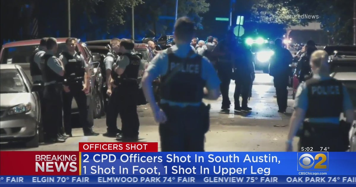 2 CPD Officers Shot In South Austin - CBS Chicago