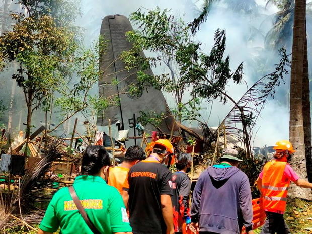 Deadly Philippines troop plane crash 