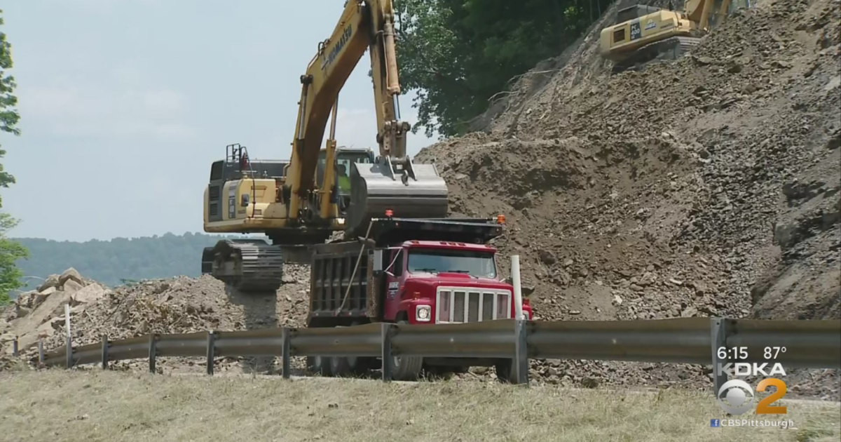 Enormous Landslide Shuts Down Route 40 - Cbs Pittsburgh