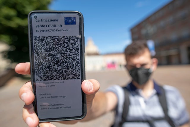 Italy's Covid-19 Green Pass For Post-Vaccine Travel 