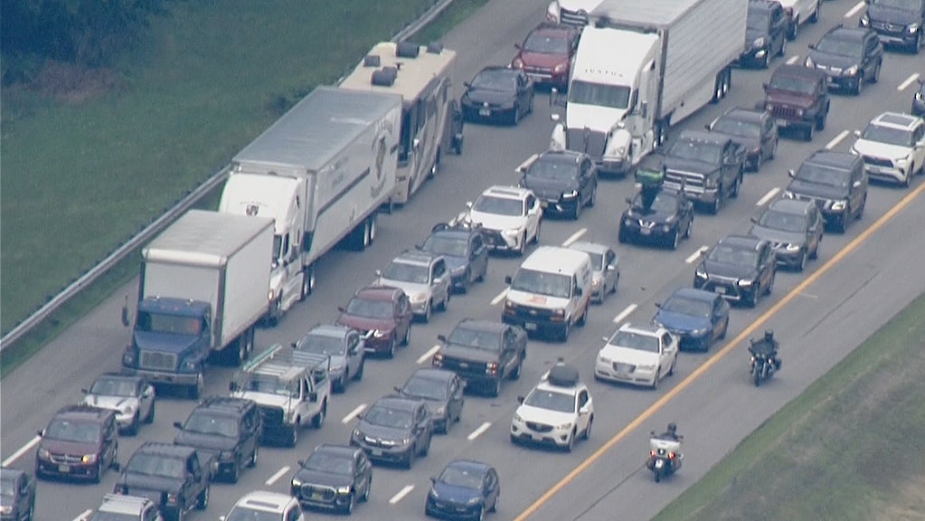 Crash On I-95 South At New Hampshire Border Causes Massive Traffic ...