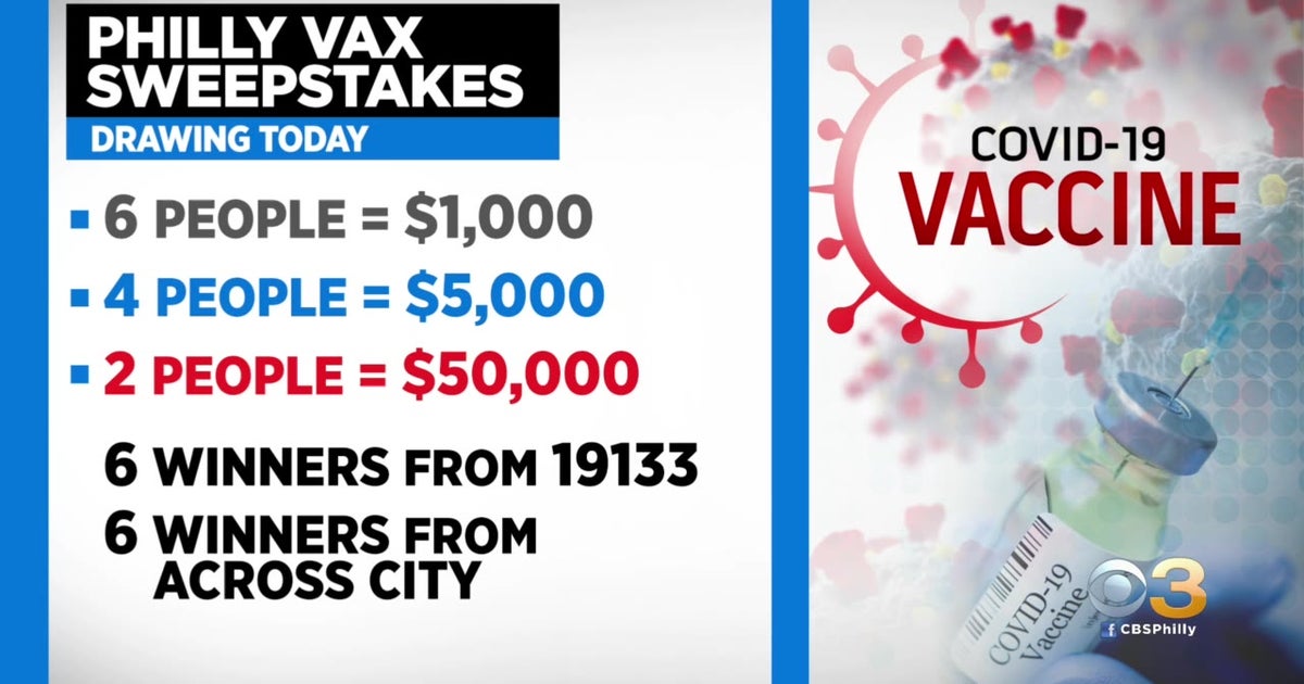 12 More People Cash In As City Holds Second Philly Vax Sweepstakes