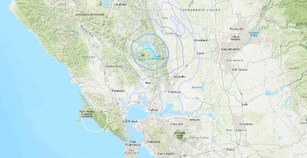 Napa County earthquake 