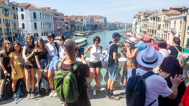International Tourism Returns To Venice After Covid-19 Lockdown 