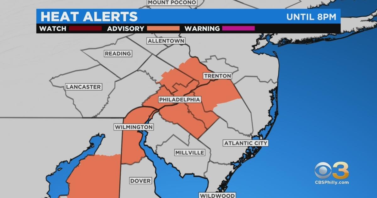 Philadelphia Weather Heat Advisory Continues As Thunderstorms Are