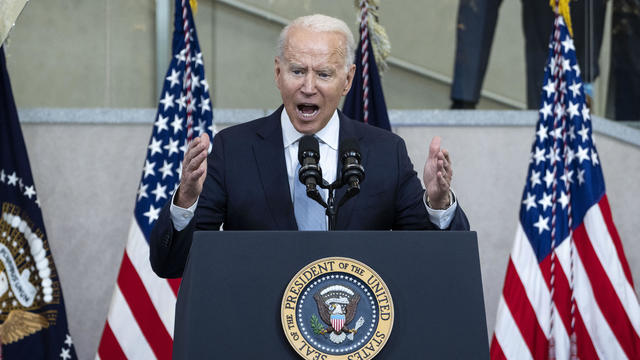 U.S. President Joe Biden delivers remarks on actions to protect voting rights in a speech in Philadelphia 