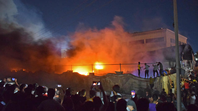 Funeral of al-Hussain coronavirus hospital victims, in Najaf 