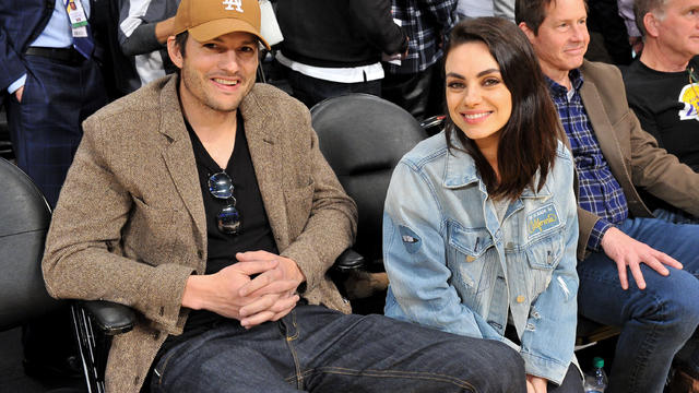Celebrities At The Los Angeles Lakers Game 