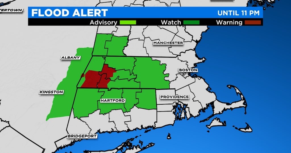 Flash Flood Watch In Effect Across Most Of Western Mass. Until Late ...