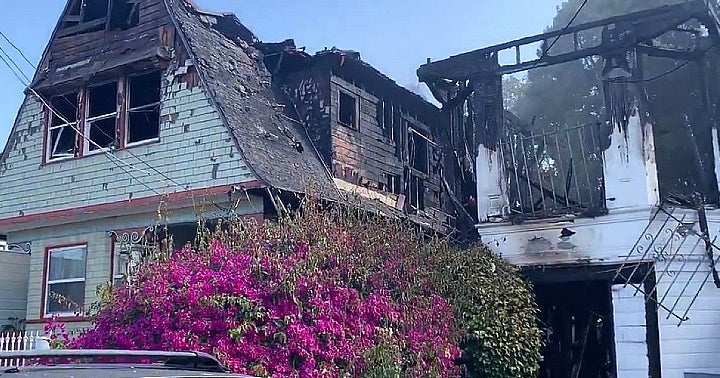 UPDATE 3Alarm Fire Rips Through West Oakland Victorian, Heavily