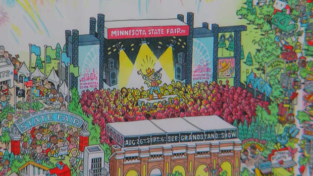 Detail from Kevin Cannon's 2021 Minnesota State Fair Commerative Art 