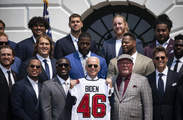 Tampa Bay Buccaneers, Super Bowl champions, are coming to the White House