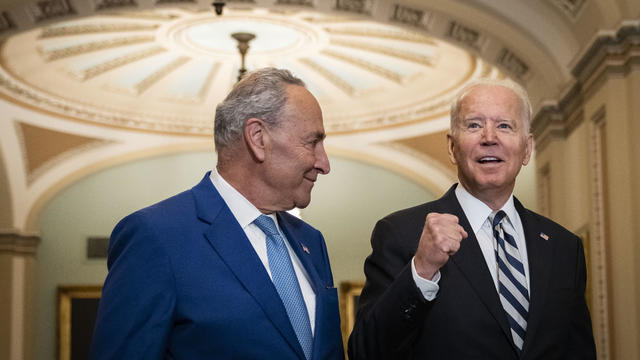 President Biden Attends Lunch With Senate Democrats At U.S. Capitol 