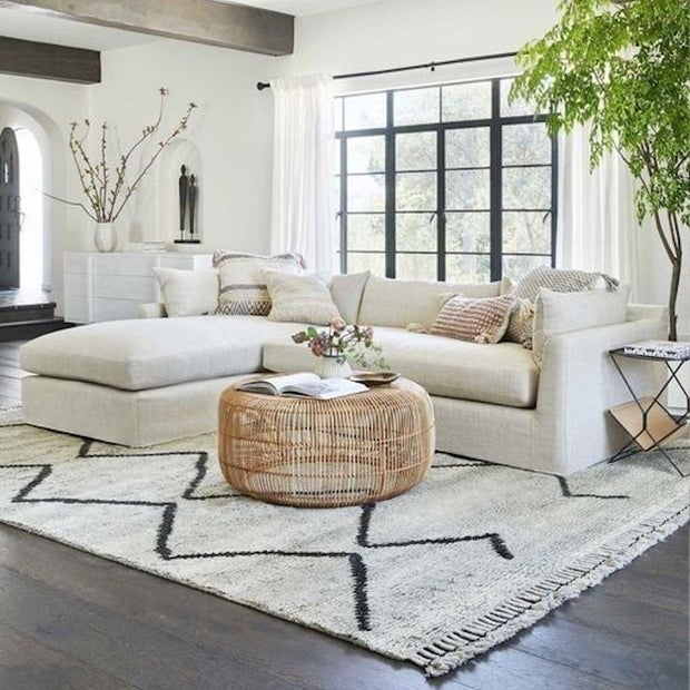 Lulu and Georgia Amina round coffee table