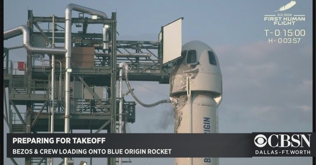 Blue Origin New Shepard Launch - CBS Texas