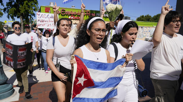 Cuba Protests Miami 