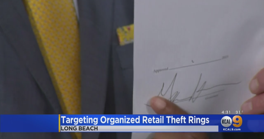 Newsom Signs Assembly Bill Targeting Organized Retail Theft Rings - CBS ...