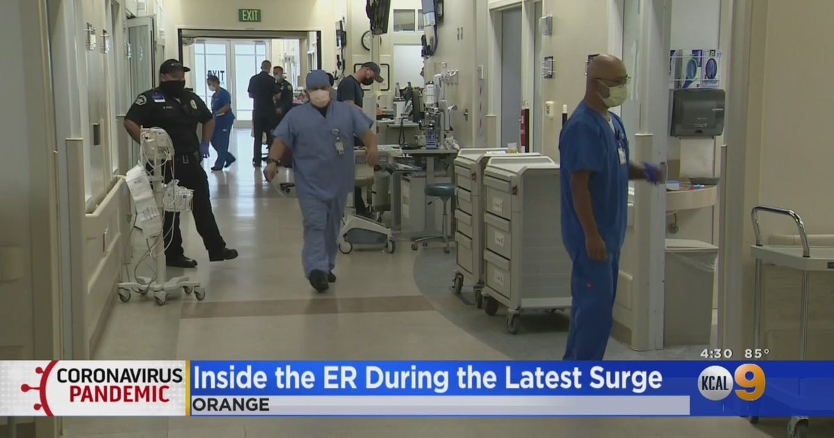 Orange County Reports Spike In COVID-19 Cases, Hospitalizations - CBS ...