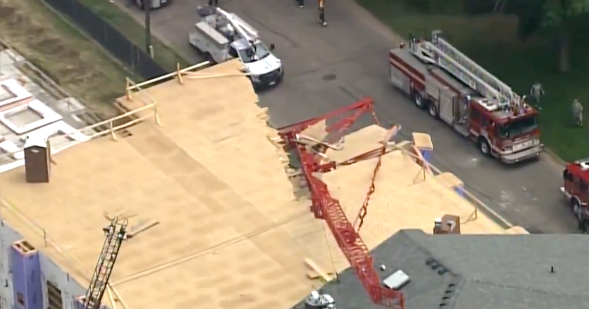 Crane Falls Onto Circle Pines Power Lines Leaving Many Residents