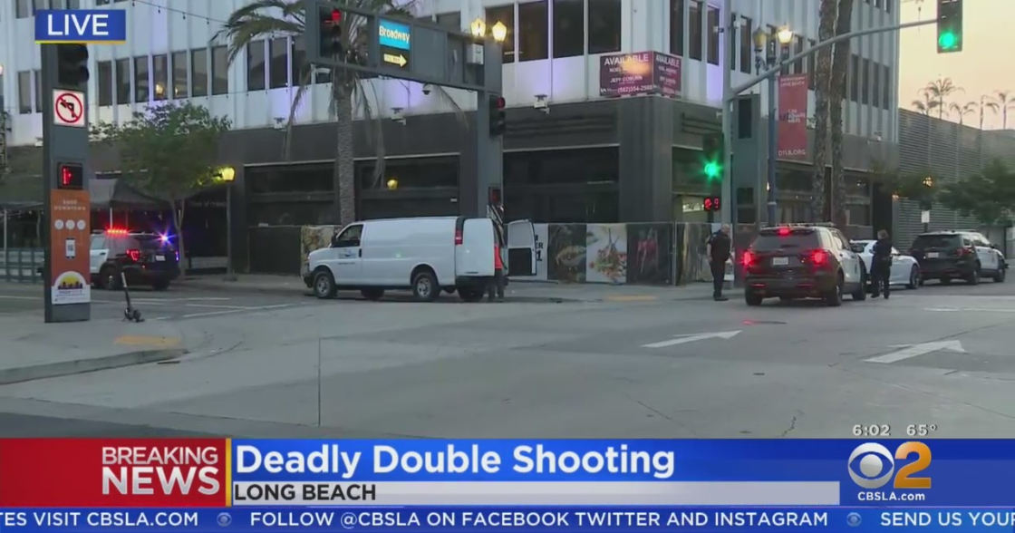 Double Shooting In Downtown Long Beach Leaves 1 Dead, 1 Injured - CBS ...