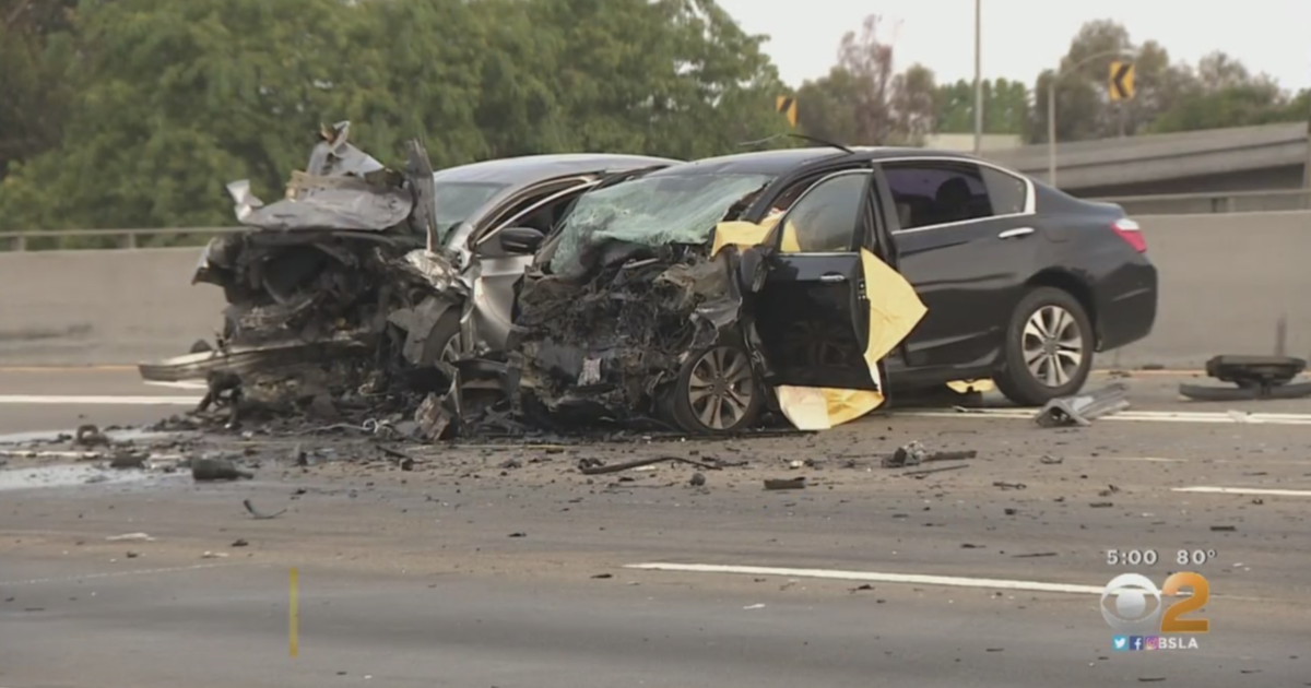 2 Killed In WrongWay Crash On 91 Freeway In Long Beach CBS Los Angeles