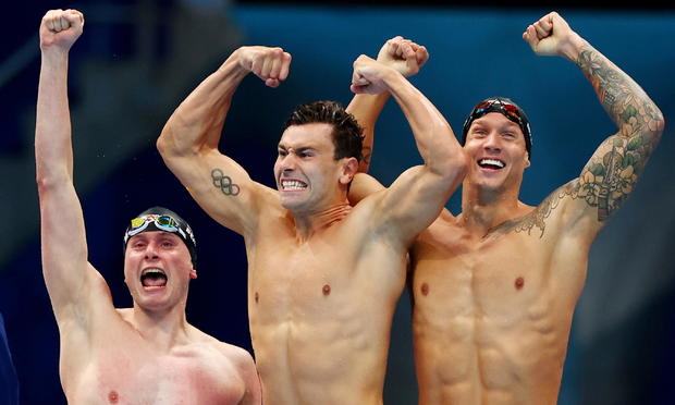 Swimming - Men's 4 x 100m Freestyle Relay - Final 