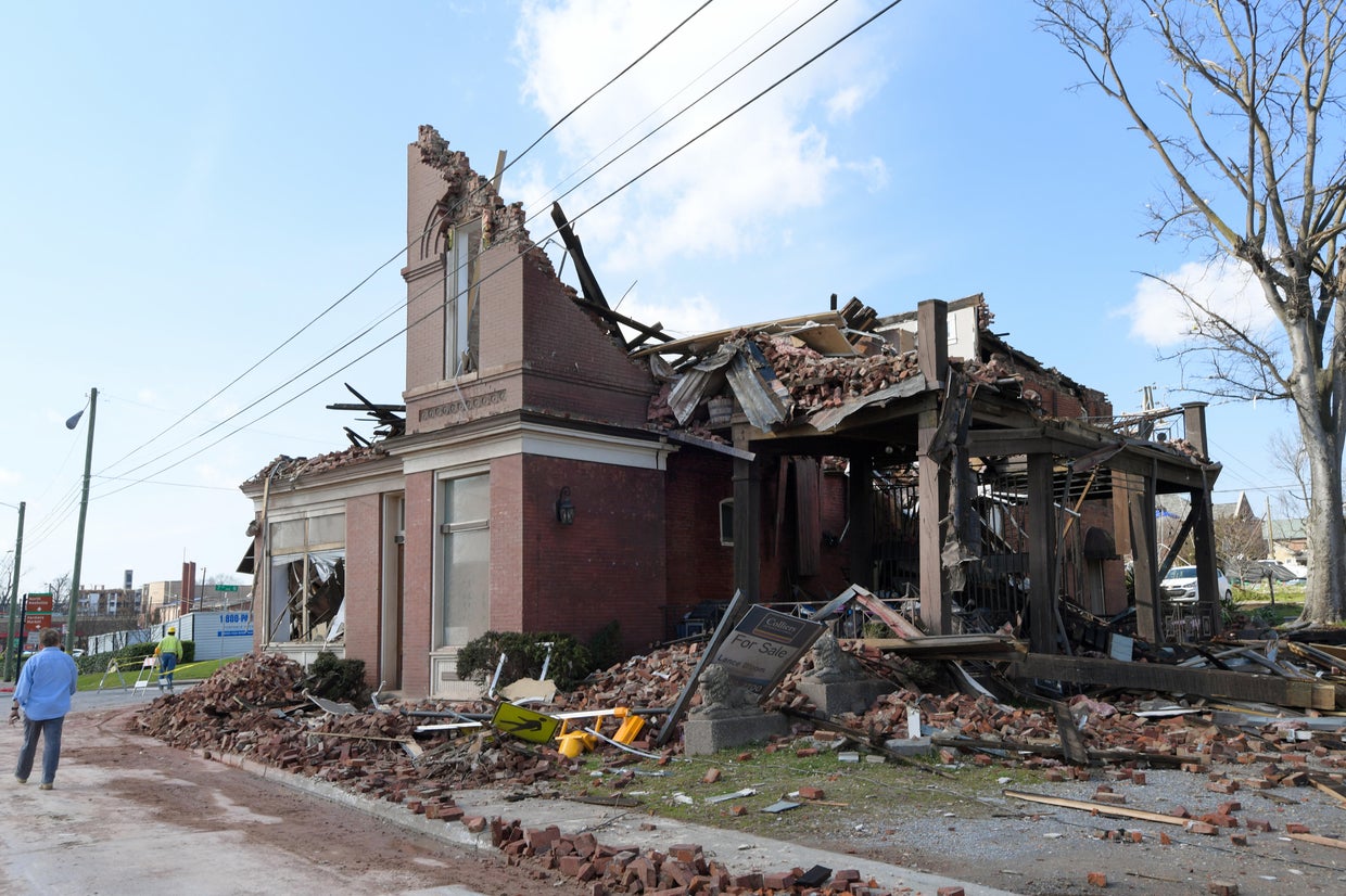 Devastating photos of tornado damage