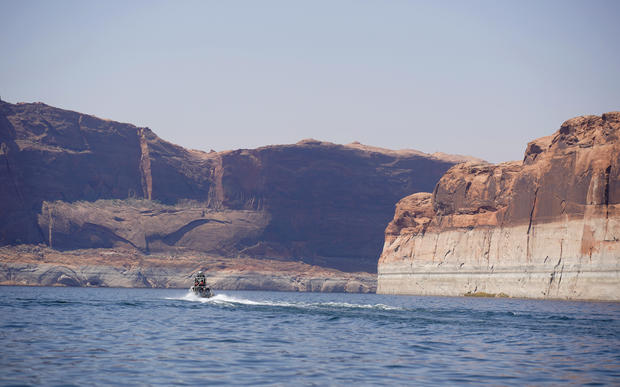 Lake Powell Reaches Historic Low Levels During Southwestern Drought 