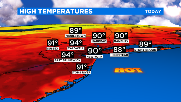 JL Tomorrows Highs Map 