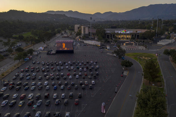 Rose Bowl Hosts Drive-In Movie Theater To Replace Canceled Fourth Of July Fireworks 