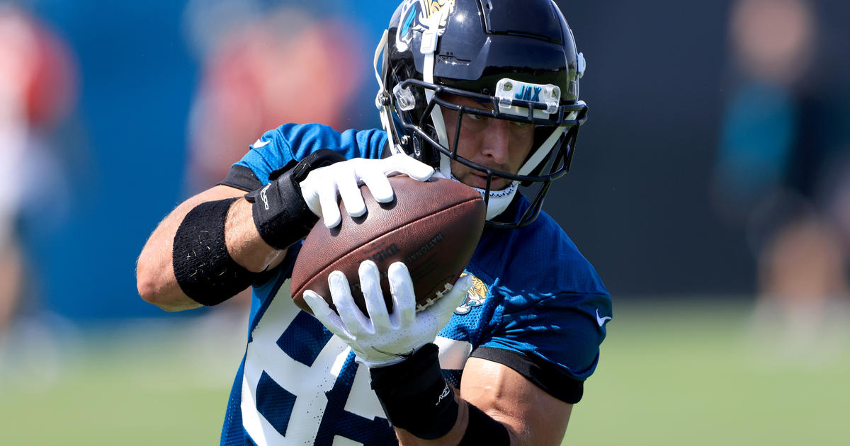 Tim Tebow worked out as tight end with Jaguars