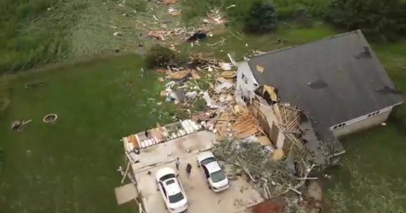 Severe Storms Hit Wisconsin Causing Widespread, 'Unbelievable' Damage